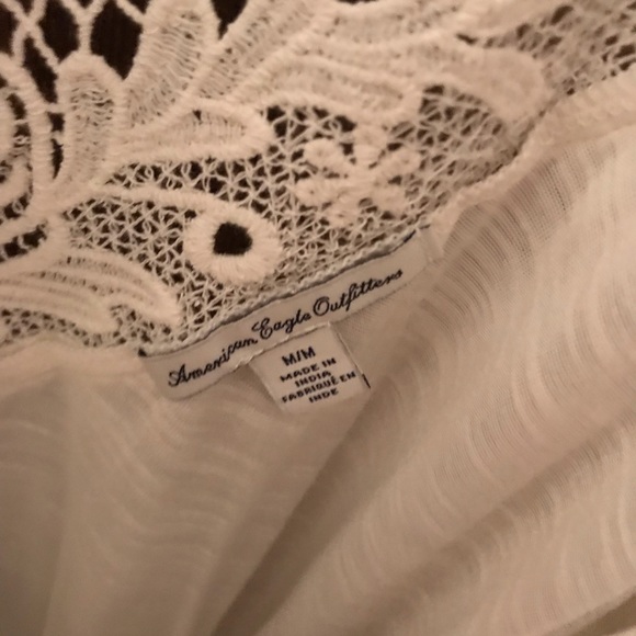 3/4 Sleeve American Eagle Lace Top - Picture 6 of 6